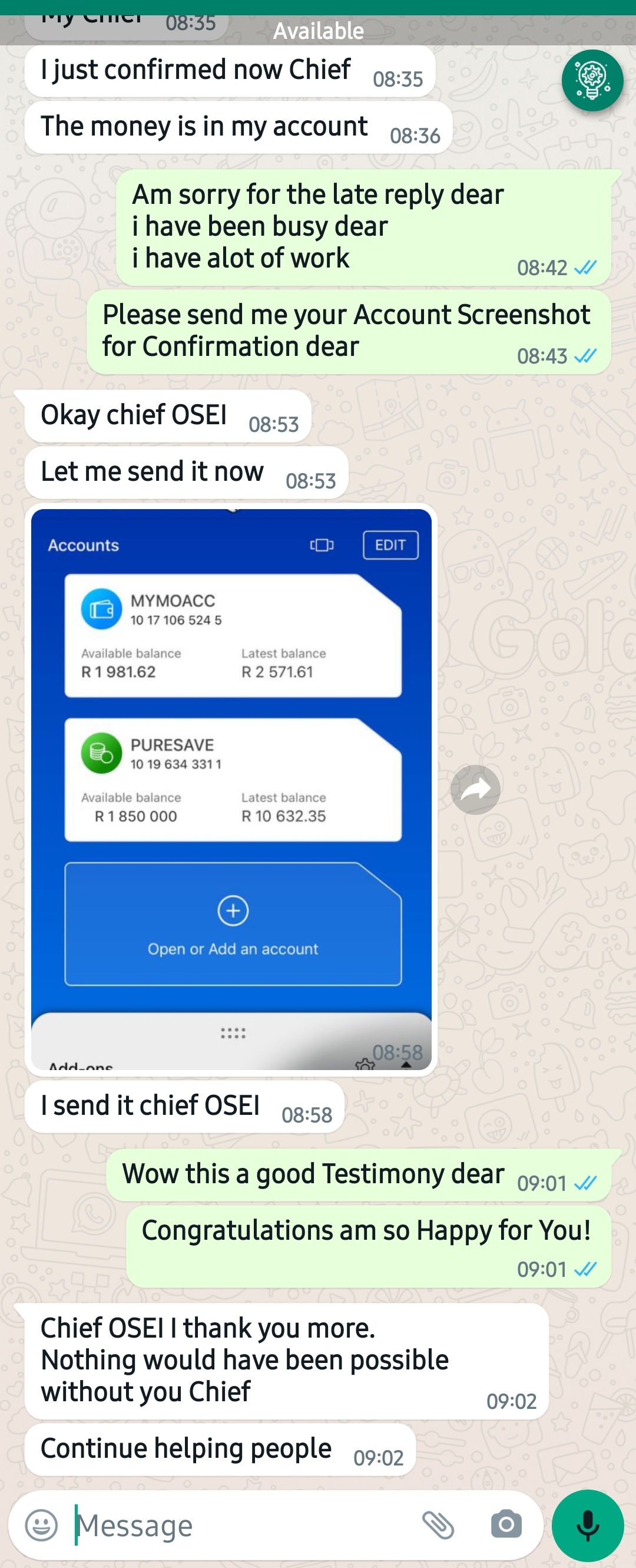 Money received proof